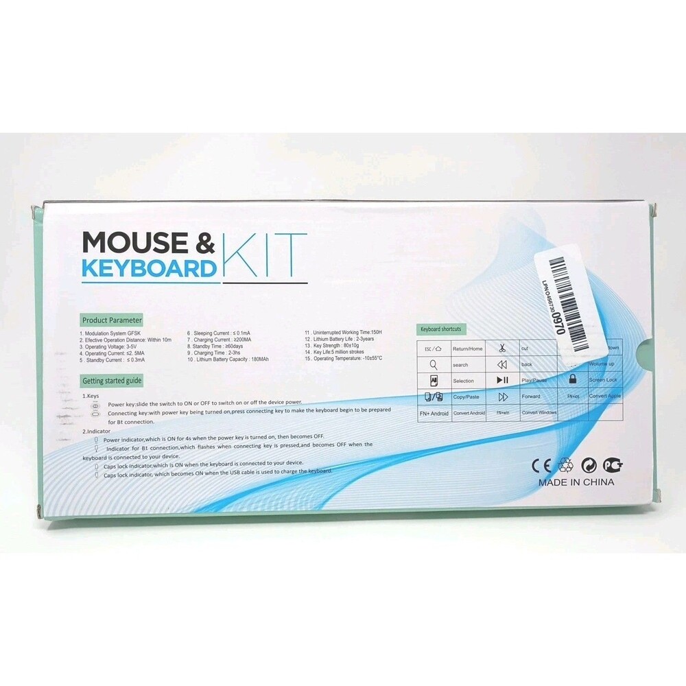 Bluetooth Mouse And Keyboard Set - Picture 10 of 10